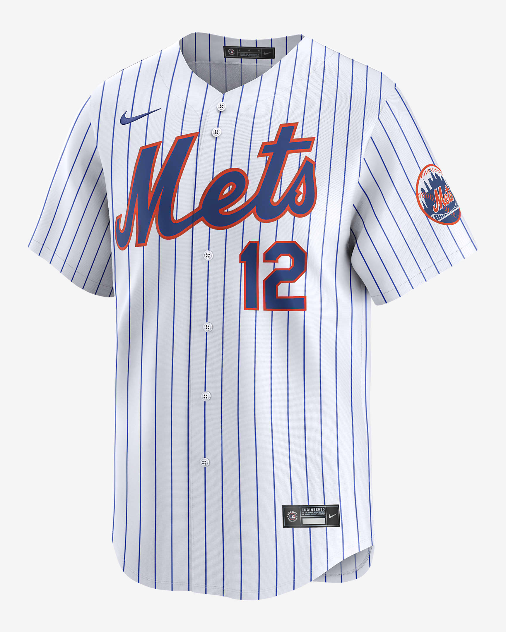 Francisco Lindor New York Mets Men S Nike Dri Fit Adv Mlb Limited